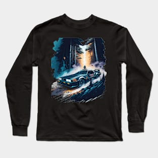 Summer Art DMC DeLorean Long Sleeve T-Shirt